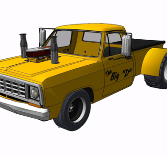 现代汽车su模型