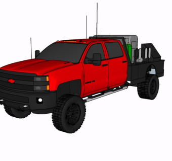 现代汽车su模型