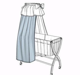 现代儿童床su模型