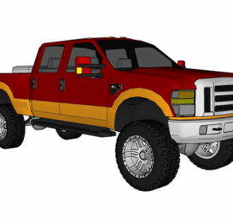 现代汽车su模型