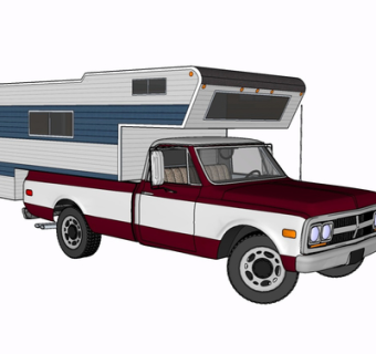 现代汽车su模型