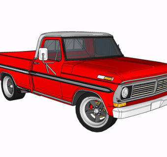 现代汽车su模型