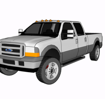 现代汽车su模型