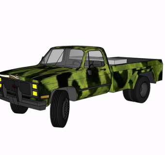 现代汽车su模型