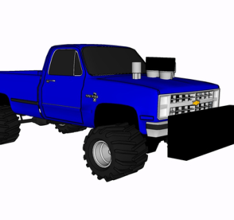 现代汽车su模型