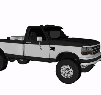 现代汽车su模型