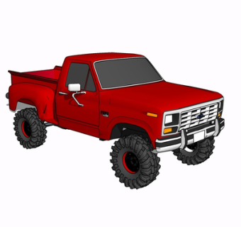 现代汽车su模型