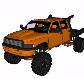 现代汽车su模型