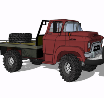 现代汽车su模型