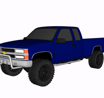 现代汽车su模型