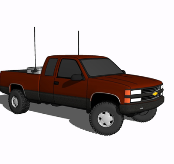 现代汽车su模型