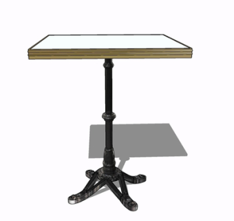 现代餐桌su模型