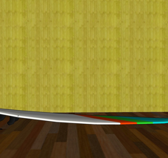 现代滑板su模型