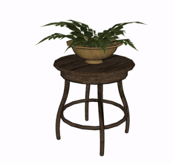 现代绿植盆栽su模型