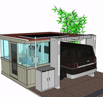 现代汽车su模型