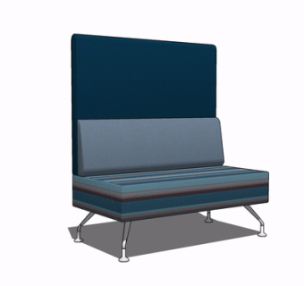 现代多人沙发su模型