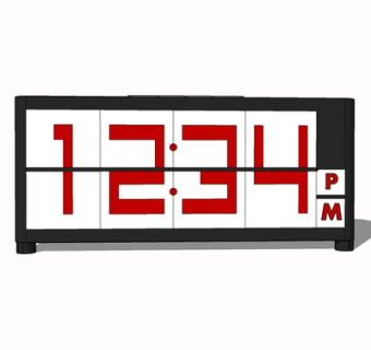 现代数字闹钟su模型