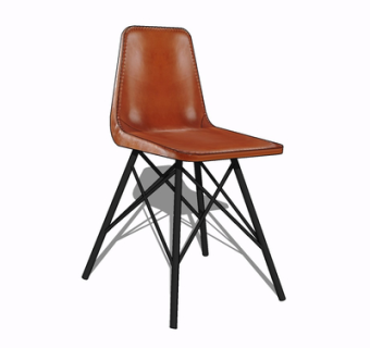 现代单椅su模型