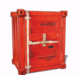 现代金属集装箱su模型