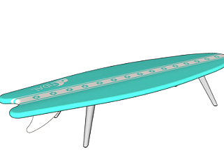 现代滑板su模型