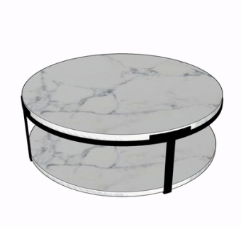 现代轻奢茶几su模型