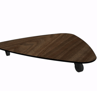 现代实木茶几su模型