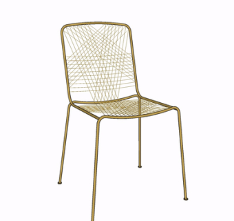 现代金属单椅su模型