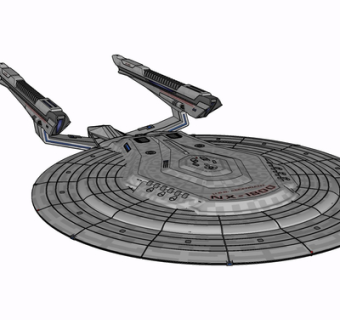 现代飞船su模型