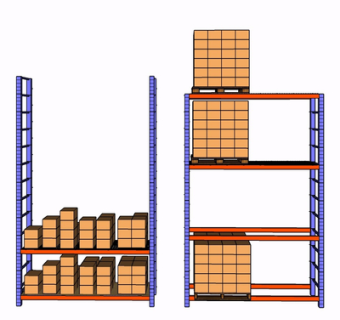 现代金属货架su模型