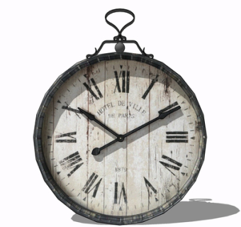 工业风时钟su模型