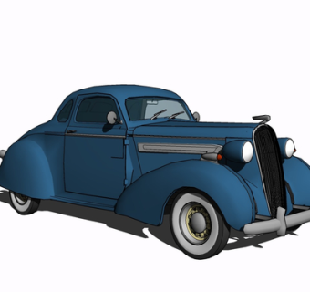 现代汽车su模型