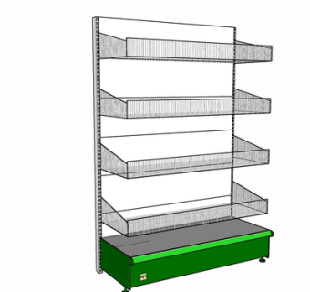 现代货架su模型