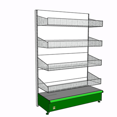 现代货架su模型