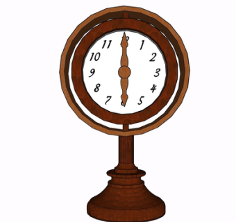 现代金属时钟su模型