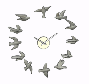 现代装饰时钟su模型