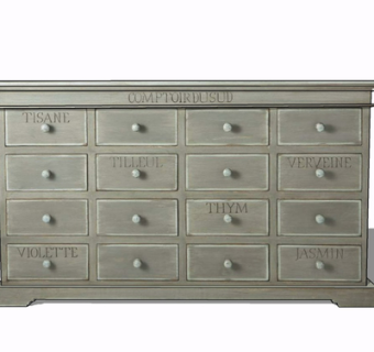 现代实木斗柜su模型