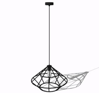 工业风金属吊灯su模型