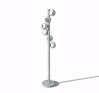 现代路灯su模型