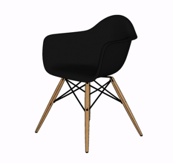 现代单椅su模型