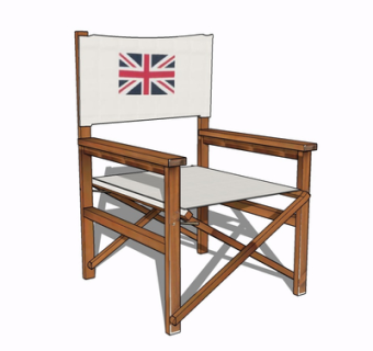 现代实木单椅su模型