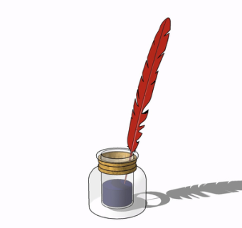 现代摆件su模型