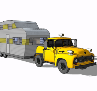 现代汽车su模型