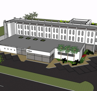 现代房屋建筑su模型