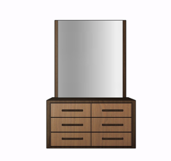 现代实木边柜su模型