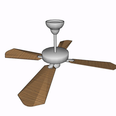 现代吊扇su模型