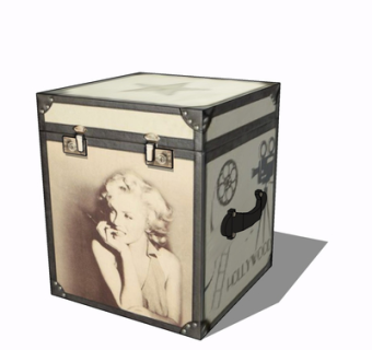 现代箱子su模型