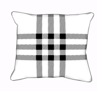 现代布艺抱枕su模型