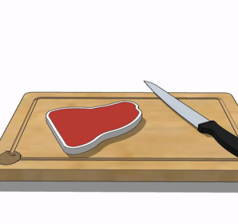 现代实木案板su模型