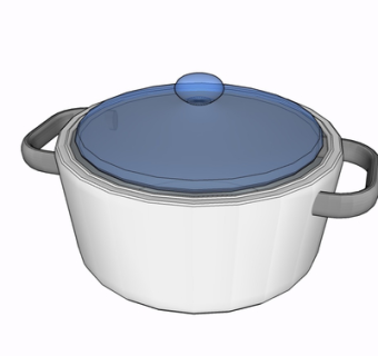 现代煮锅su模型