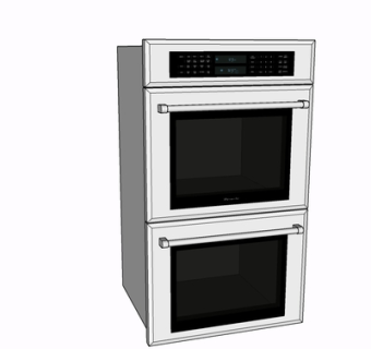 现代烤箱su模型